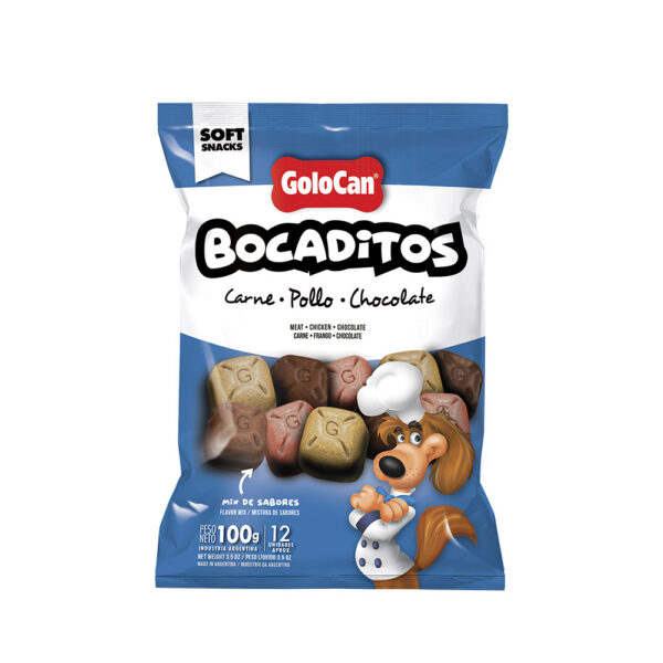GOLOCAN - BOCADITOS CAR,POLLO,CHO x 100 GR
