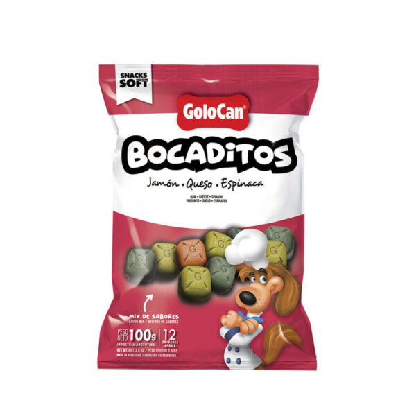 GOLOCAN - BOCADITOS JAM,QUE,ESP x 100 GR