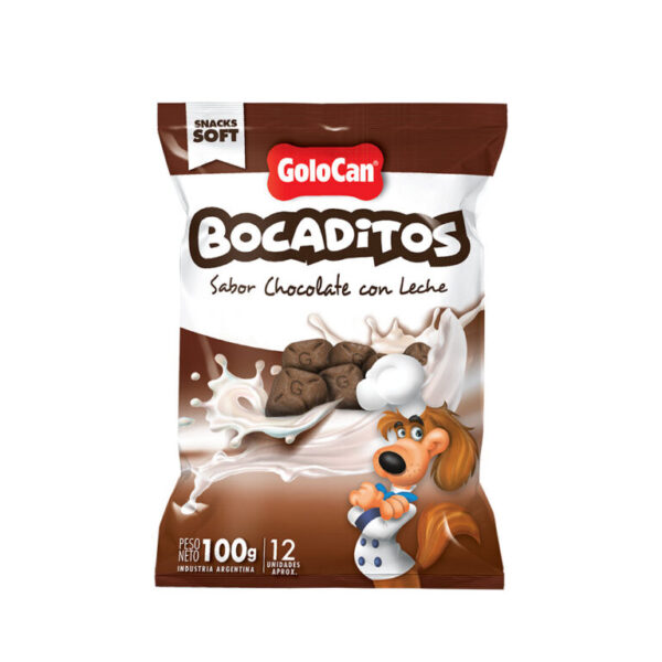 GOLOCAN - BOCADITOS CHOCOLATE C/LECHE x 100 GR