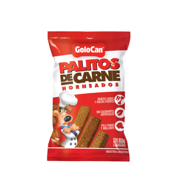 GOLOCAN - PALITO SAB CARNE x 80 GR