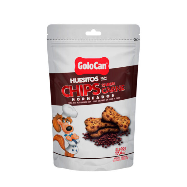 GOLOCAN - HUESITO CON CHIP DE CARNE x 500 GR